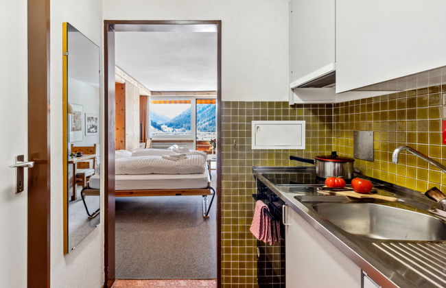 Apartamento de 1 quarto em Davos com piscina e sauna - Foto 3