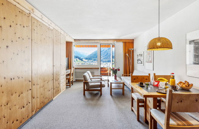 Apartamento de 1 quarto em Davos com piscina e sauna - Foto 8