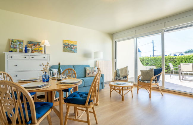 Apartamento de 1 quarto em Quiberon com jardim e terraço - Foto 11