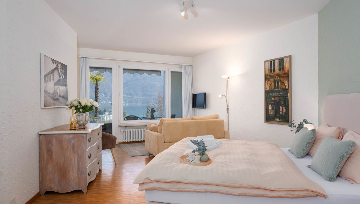 Apartment mit 1 Schlafzimmer in Ascona - Foto 1