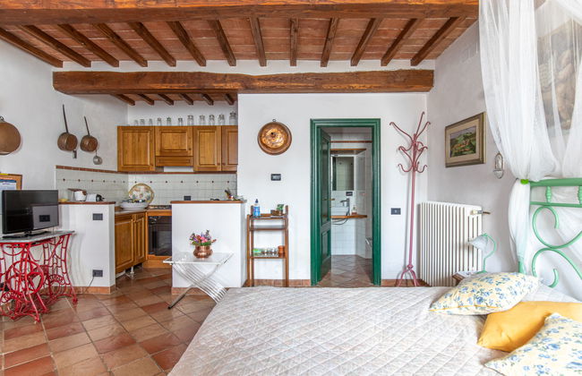 Apartamento de 1 quarto em Colle di Val d'Elsa com piscina e jardim - Foto 11
