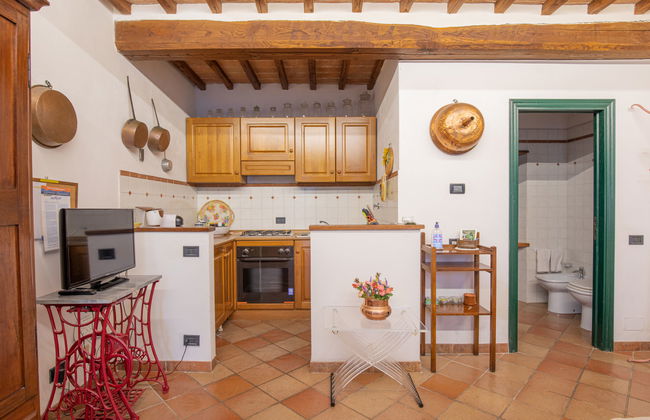 Apartamento de 1 quarto em Colle di Val d'Elsa com piscina e jardim - Foto 12