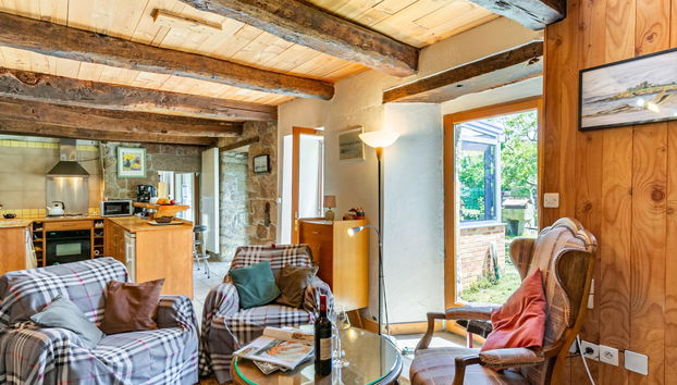 Casa con 1 camera da letto a Trégunc con piscina privata e giardino - Foto 3