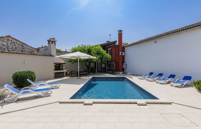 Casa de 6 quartos em Brtonigla com piscina privada e jardim - Foto 27