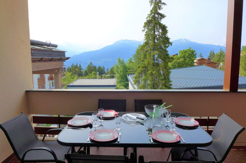 Foto 1 - Appartamento con 3 camere da letto a Crans-Montana con vista sulle montagne