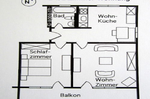 Foto 9 - Appartamento con 1 camera da letto a Scuol