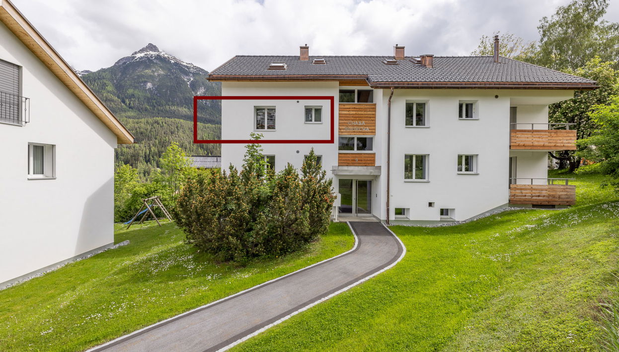 Apartment mit 1 Schlafzimmer in Scuol - Foto 1
