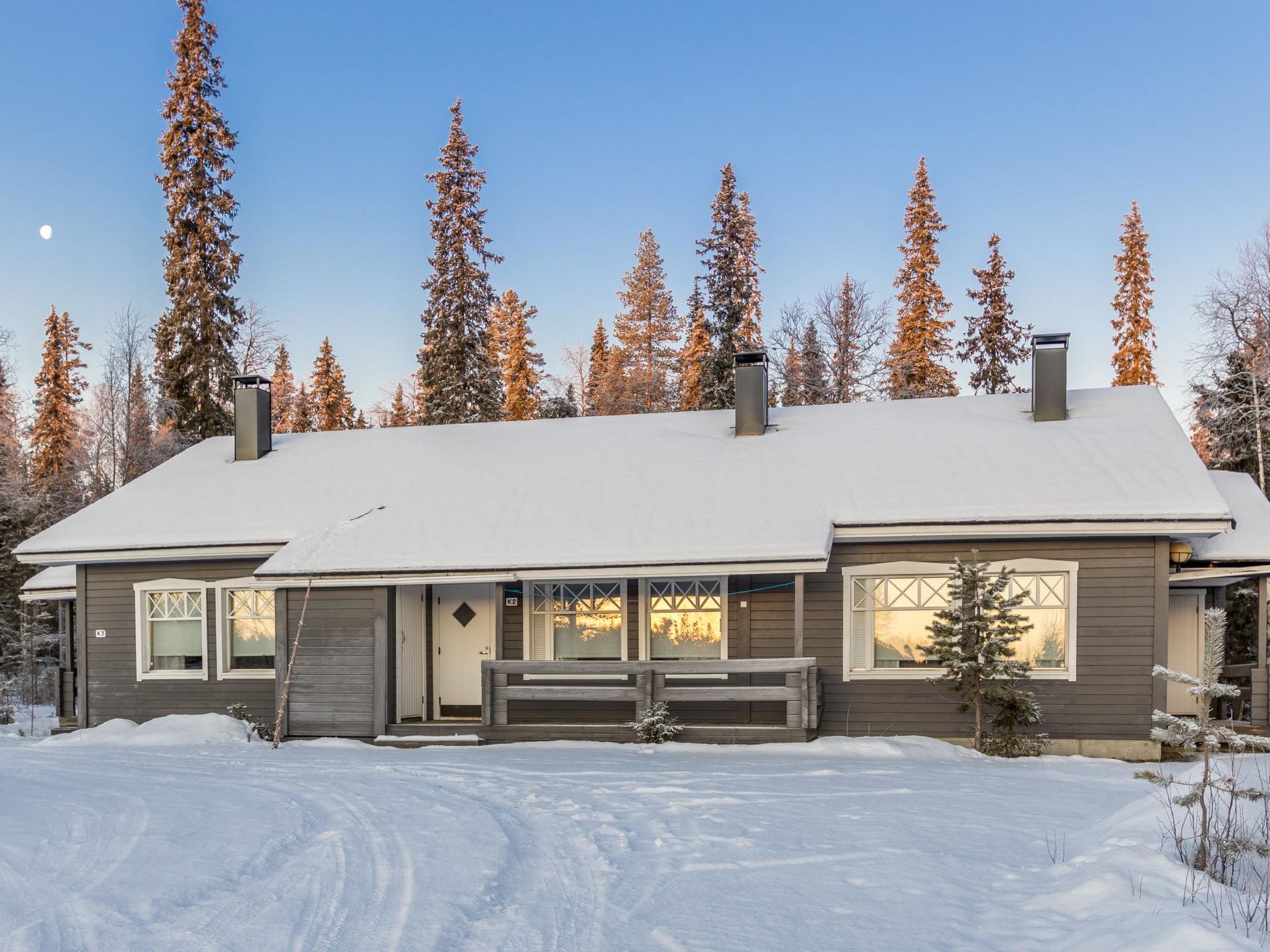 Foto 1 - Haus mit 1 Schlafzimmer in Kolari mit sauna und blick auf die berge