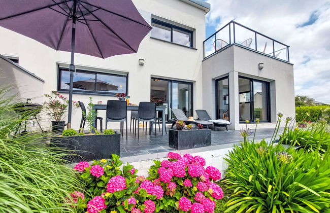 Casa de 4 quartos em Saint-Nic com jardim e terraço - Foto 1