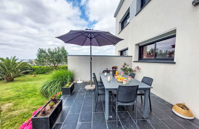 Casa de 4 quartos em Saint-Nic com jardim e terraço - Foto 13