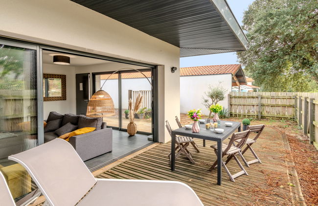 Casa de 3 quartos em Mimizan com terraço - Foto 1