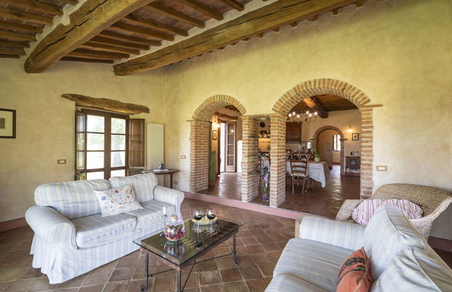 Casa de 5 quartos em Castiglione d'Orcia com piscina privada e jardim - Foto 9