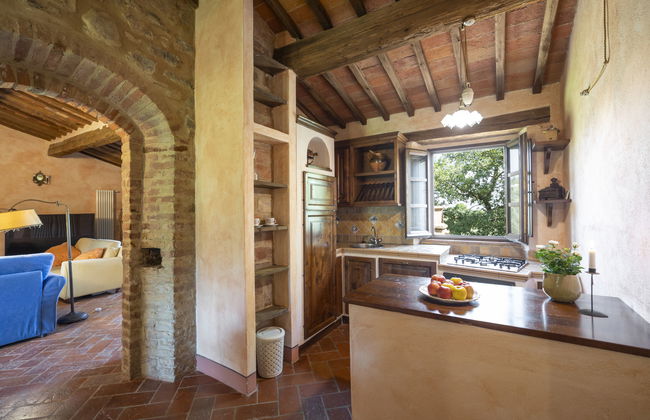 Casa de 5 quartos em Castiglione d'Orcia com piscina privada e jardim - Foto 14