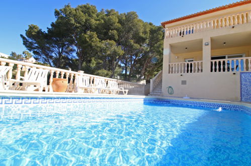 Foto 1 - Casa de 4 habitaciones en Calpe con piscina privada y vistas al mar