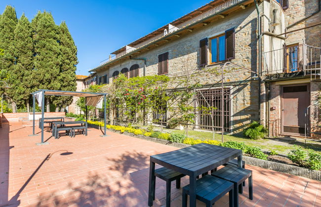 Apartamento de 3 quartos em Montaione com piscina e jardim - Foto 12