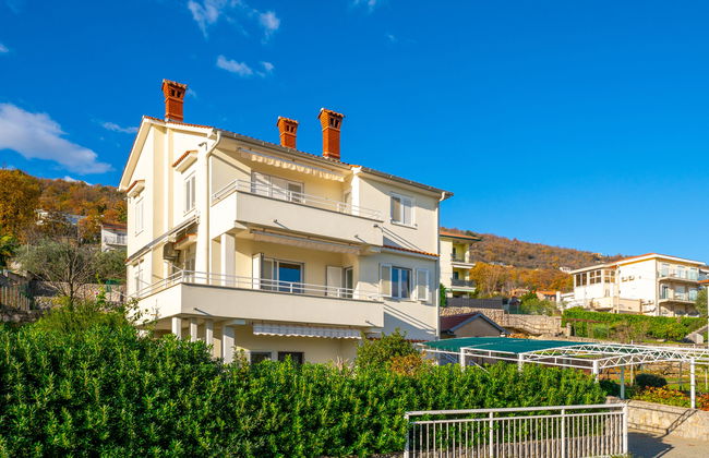 Apartamento de 2 quartos em Lovran com jardim e terraço - Foto 16