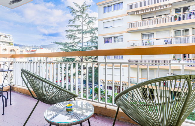 Apartamento de 1 quarto em Nice com terraço - Foto 1