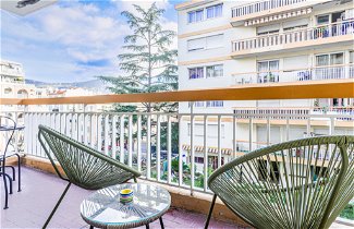 Foto 1 - Apartamento de 1 quarto em Nice com terraço e vistas do mar