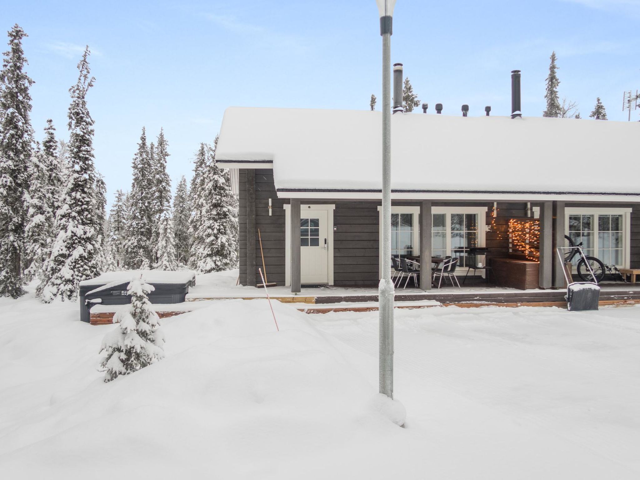 Foto 2 - Casa de 1 quarto em Kuusamo com sauna e vista para a montanha