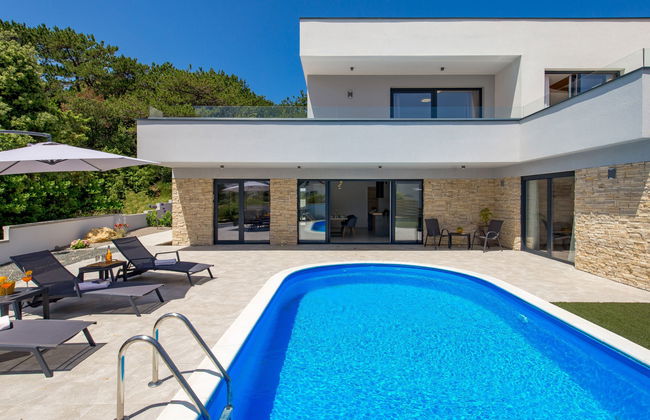 Casa de 4 quartos em Lopar com piscina privada e jardim - Foto 12