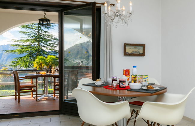 Apartamento de 2 quartos em Gambarogno com piscina e jardim - Foto 4