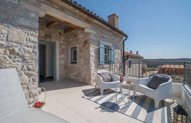 Casa de 3 quartos em Brtonigla com piscina privada e terraço - Foto 4