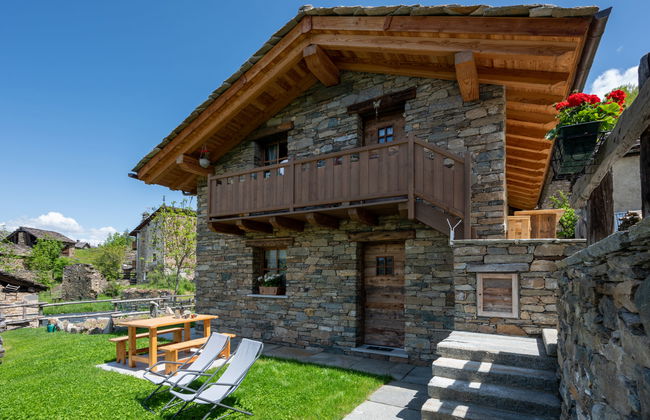 Appartamento con 1 camera da letto a Introd con giardino - Foto 1