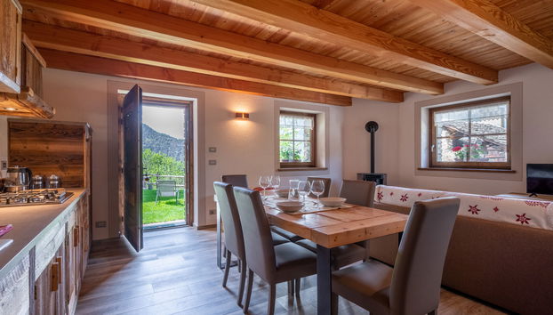 Appartamento con 1 camera da letto a Introd con giardino - Foto 4