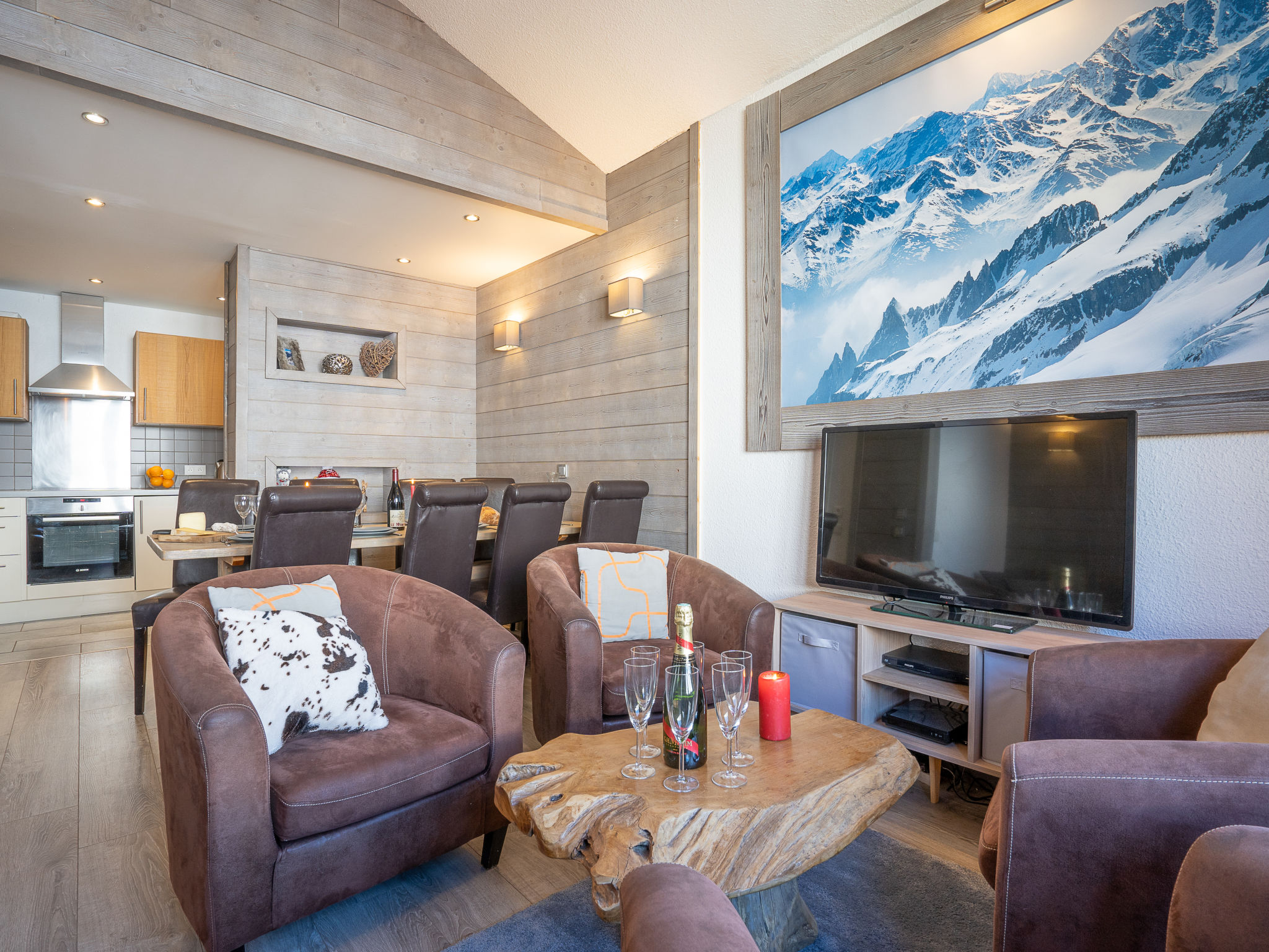 Foto 1 - Apartment mit 4 Schlafzimmern in Tignes mit blick auf die berge