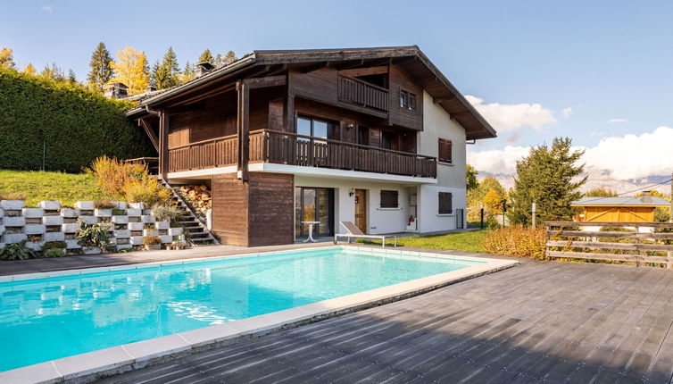 Foto 1 - Casa de 5 habitaciones en Saint-Gervais-les-Bains con piscina privada y vistas a la montaña