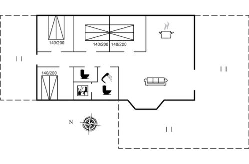 Foto 38 - Casa con 4 camere da letto a Løkken con terrazza e sauna