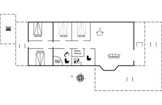 Photo 2 - Maison de 4 chambres à Løkken avec terrasse et sauna