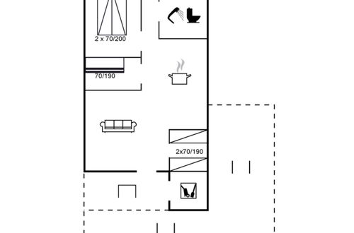 Foto 2 - Casa de 3 quartos em Løkken com terraço