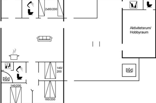 Foto 2 - Casa de 4 quartos em Løkken com terraço e sauna