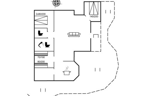Foto 2 - Casa de 3 quartos em Allinge com terraço