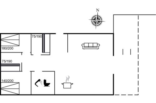 Foto 2 - Casa de 4 quartos em Løkken com terraço