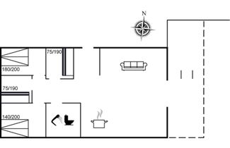 Foto 2 - Casa de 4 quartos em Løkken com terraço