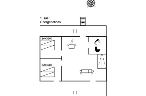 Photo 20 - 2 bedroom Apartment in Allinge with terrace