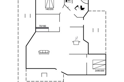 Foto 2 - Casa de 3 quartos em Nexø com terraço e sauna