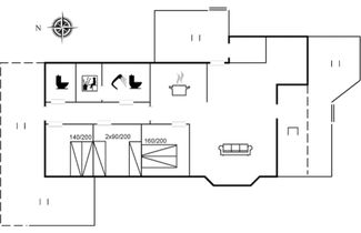 Foto 2 - Casa de 3 quartos em Klitmøller com terraço e sauna