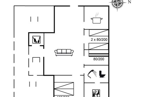 Foto 2 - Casa con 3 camere da letto a Blåvand con terrazza e sauna