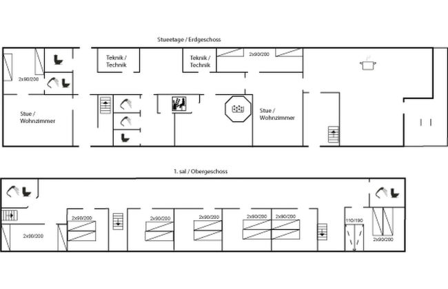 9 bedroom Apartment in Ulfborg with terrace and sauna - Photo 32