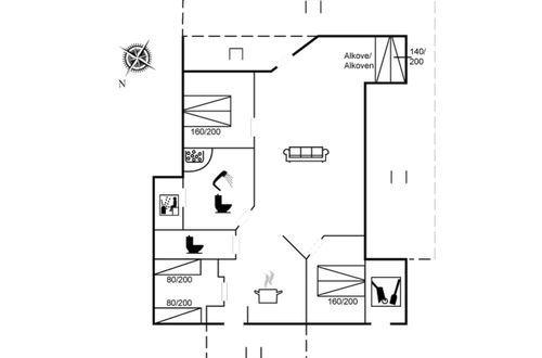 Foto 2 - Casa de 3 quartos em Sydals com terraço e sauna