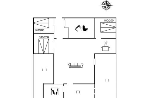 Foto 2 - Casa de 3 quartos em Rømø com terraço