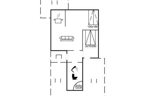 Foto 2 - Casa de 1 quarto em Rømø com terraço