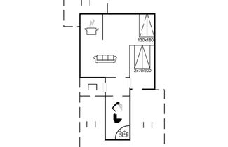 Foto 2 - Casa de 1 quarto em Rømø com terraço