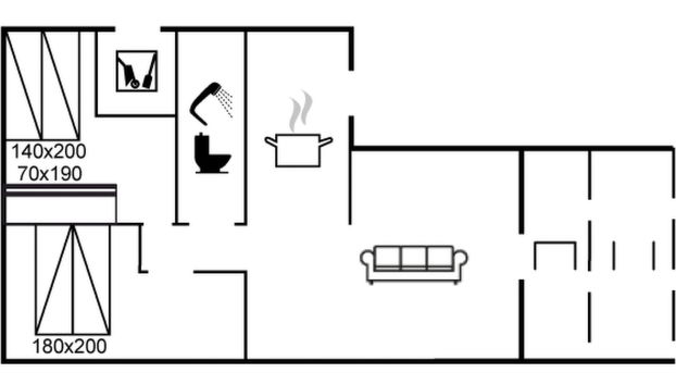 Casa de 2 quartos em Rømø - Foto 2