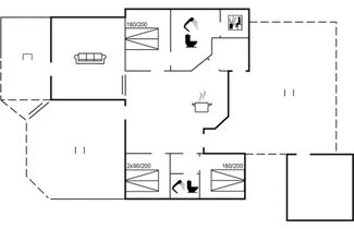Foto 2 - Casa de 3 quartos em Væggerløse com terraço e sauna