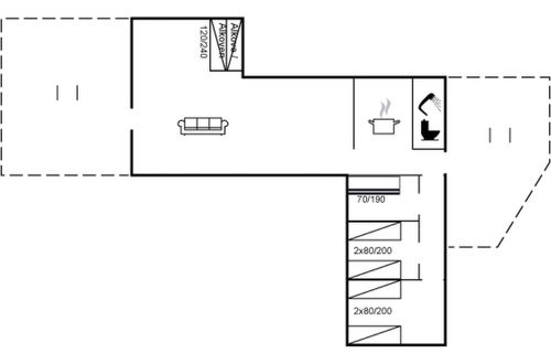Foto 2 - Casa de 3 quartos em Oksbøl com terraço