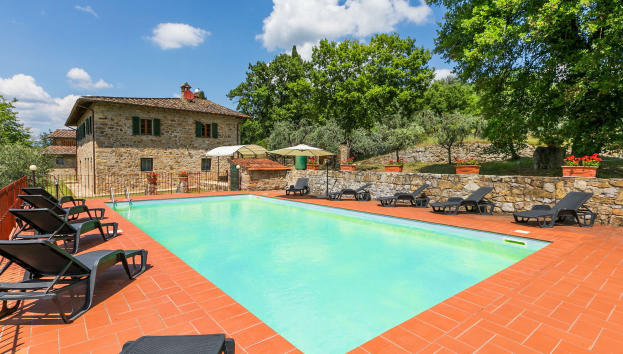 Casa de 8 quartos em Laterina Pergine Valdarno com piscina privada e jardim - Foto 1